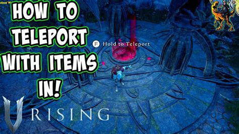 Teleport With Items .